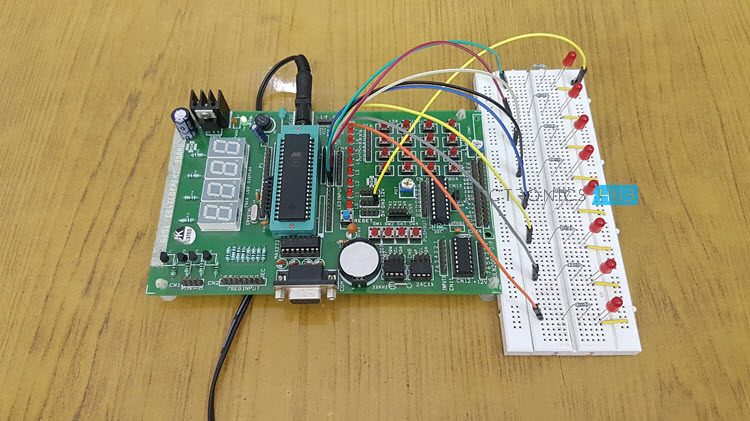 Interfacing LED with 8051 Microcontroller Image 1