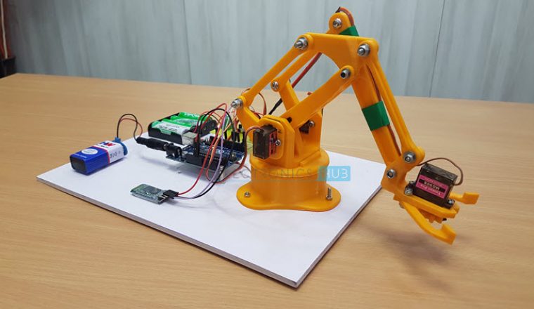 DIY Arduino & Bluetooth Controlled Robotic Arm Image 6