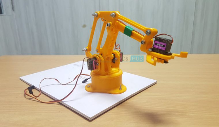 DIY Arduino & Bluetooth Controlled Robotic Arm Image 4