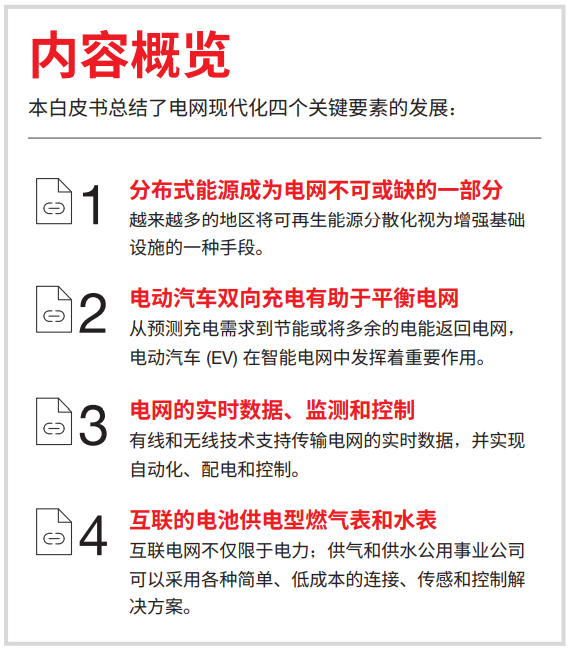 实现电网现代化以提高电网的互联度、可靠性和安全性