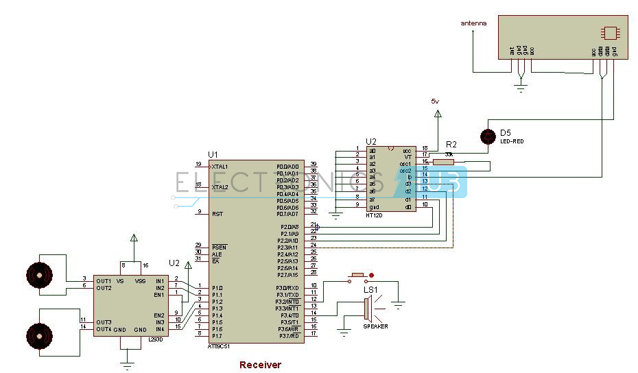 Metal Detector Robot - Receiver Circuit