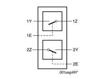 使用双 SPST 开关演示信号的无损切换