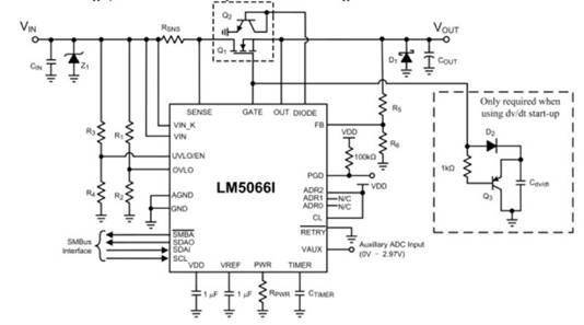 适用于热插拔应用的具有导通电阻的高效 MOSFET