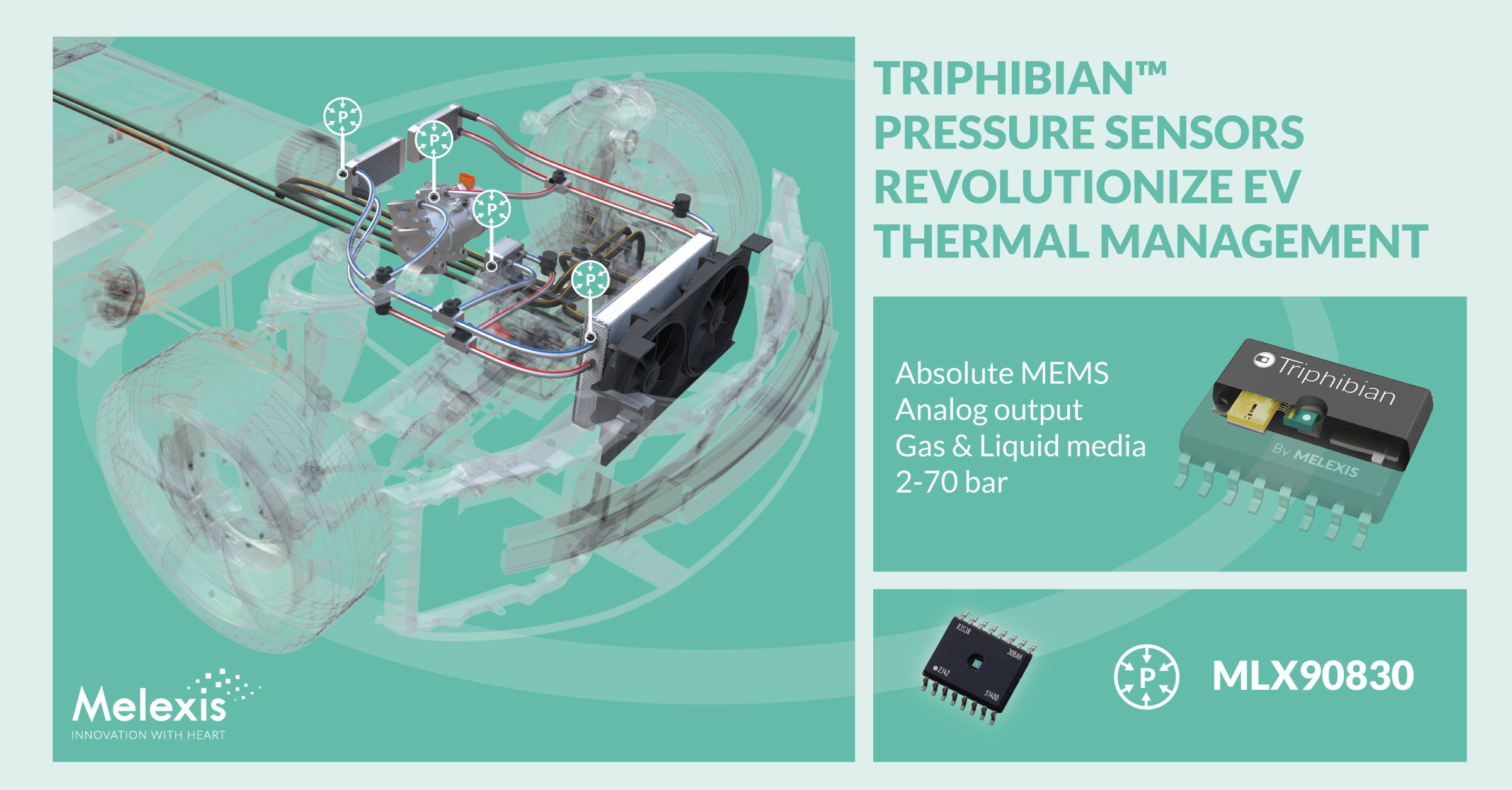 Melexis首创Triphibian™技术可实现MEMS压力敏感元件革新