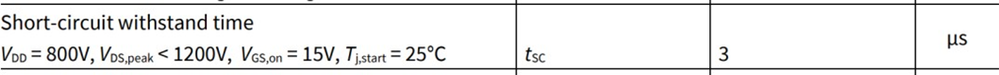 谈谈SiC MOSFET的短路能力