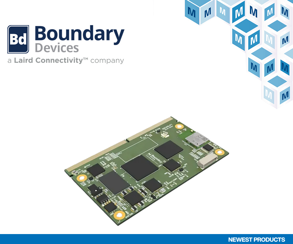 贸泽开售加快工业IoT设备开发的Boundary Devices Nitrogen8M Plus SMARC