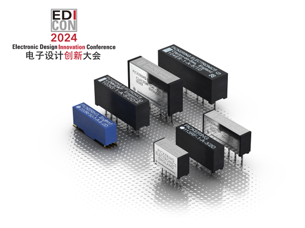 英国Pickering Electronics将于EDI Con2024 展出用于高速数字开关的同轴舌簧继电器