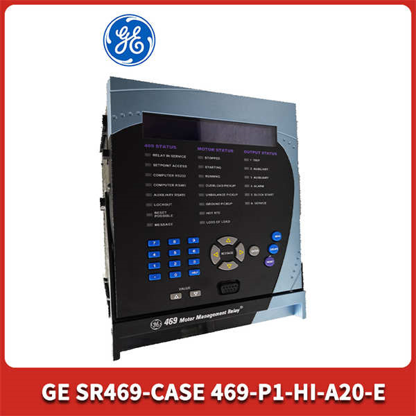 SR469-CASE-469-P1-HI-A20-E GE 电机管理继电器